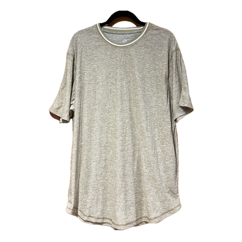 Raw Yarn Mens Tan T Shirt Super Soft